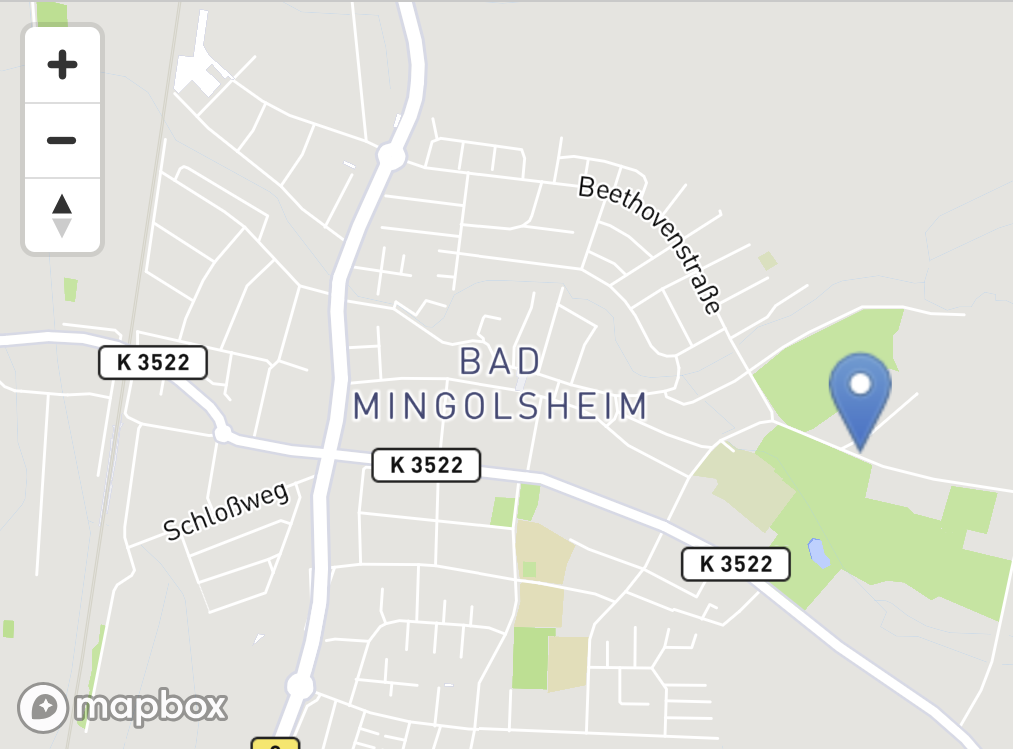 Anfahrtsplan Bad Schönborn Praxis