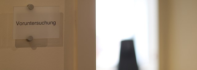 Praxis Leimen: Voruntersuchung